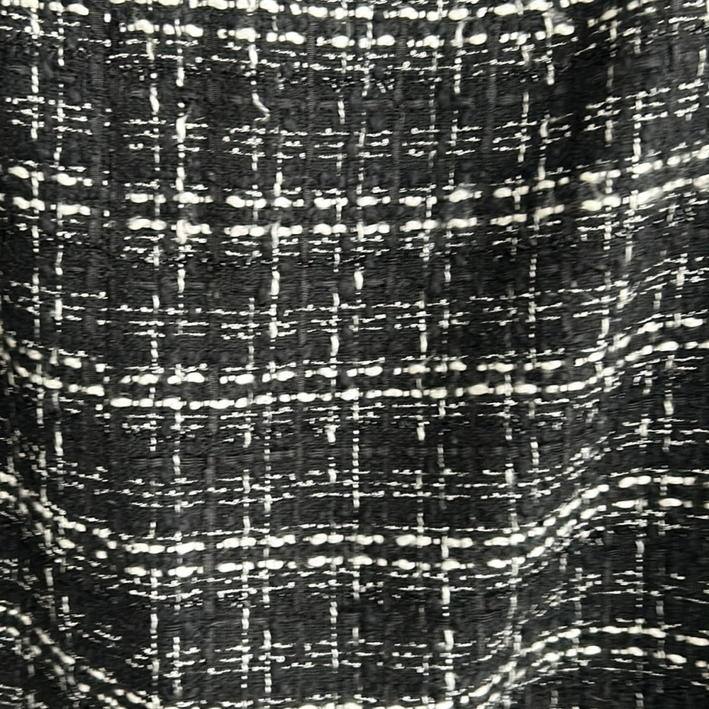 JONES NEW YORK Classic Black and White Plaid Skirt SIZE 14 - Picture 2 of 9